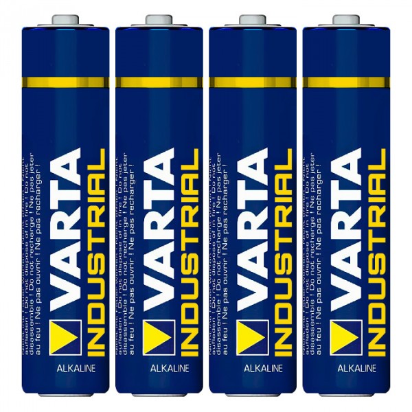 AAA Varta Industrial 10 Pack - Alkaline 